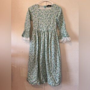 Scarlet Darkness | Pioneer colonial Dress | 11-14 yrs